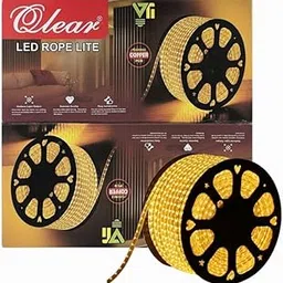 QLEAR 120 Led High Lumen Waterproof Indoor Outdoor Home Deorative, Diwali Lights, Rope Pipe Light, Cove Light (120 Led/Mtr) (Warm White) 21 Meters (Warm White)-image-94