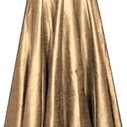 radhika 'n' dhaanya creation Dhaanya Creation Raw Silk Kali Pattern Skirt Flare Around 6-7 mtr.-picture-47