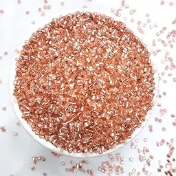 KOLUR Groups -100 Grams of Peach Color Cut Beads (2mm) for Embroidery, Bangle, Aari Work, Maggam Work-picture-11