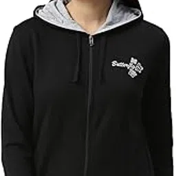 adbucks Women's Cotton Hooded Hoodie image 1