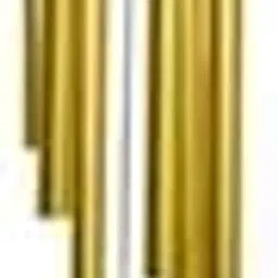 GIRLYZ Attire Wind Chimes for Outside - Deep Tone with 6 Metal Tubes and Hook, Memorial Home Outdoor Decor for Garden, Patio, Yard, Golden-image-3