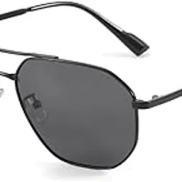 J3347 - AMBER LUXE - HD Polarised Sunglasses for Men - UV400 Protection, Stainless Steel Frame-image-97