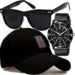 giffemans GFMN-1011, Digital Multicolor Dial Red Strap Watch with Cap and Sunglasses for Boys (Combo of 3)-picture-20