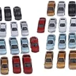 Merishopp 60pcs Painted Model Cars Building Train Layout HO Scale 1:100|Toys & Hobbies | Model Railroads & Trains | HO Scale | Parts & Accessories-image-53