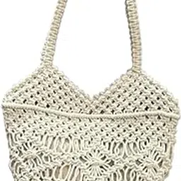 fibregold FIBERGOLD Handcrafted Tote Bag for Women – Stylish Boho Chic Shoulder Bag for Shopping, Travel, and Everyday Use-picture-50