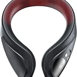 Heated Scarf Rechargeable,Soft Leather Electric Neck Warmer Portable Graphene Heating Pad With 12 Levels And Digital Display,Cordless Heated Neck Wrap For Pain Relief,Warm Gifts-picture-15