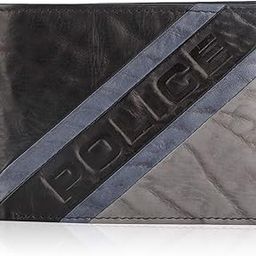 police Men's Genuine Leather Slim RFID Blocked Wallet with 6 Card Slots, 2 Currency Compartments, 2 Slip-in Pockets | Gifts for Gents - Black/Navy/Stone-picture-19