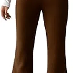 adbucks Women’s Fleece Bell Bottom Sweatpants – High Waisted Wide Leg Lounge Pants with Pockets, Drawstring Waist, Warm Fleece Lined Winter Athletic Trousers-picture-54