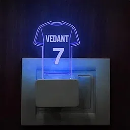 Gift Me Bazar 3D Illusion Personalized Cricket Jersey Plug Night Lamp with 7 Color Changing Light | Gift for Cricket Lover | Cricket Fan Night Lamp | Gift for Birthday-picture-37