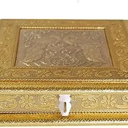 Traditional Decorative Box for Gifting & Festivals - (8x8) Inch | Handcrafted Wooden Box with Elegant Design for Dry Fruits, Nuts, Sweets| Ideal for Gift Box for Special Occasions, Diwali & Festivals-picture-55