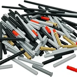 120 Pieces Technical Parts Axle Connectors Building Blocks Accessories Parts Sets Construction Toys Set for Kids 6yrs+ Compatible with Major Brands-picture-22