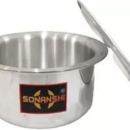 Sonanshi Aluminium Induction Base Cooktop Bhagona Multi-Purpose Food Grade with LID (6 Litre)-picture-35