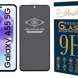 GlassVerse Ultra Privacy Tempered Glass For Samsung Galaxy A55 5G Cellphone(Pack Of 1)With Free Installation Kit. Edge To Edge.(In-Screen Fingerprint Lock Will Not Work With The Privacy Guard)-6.6In-image-84