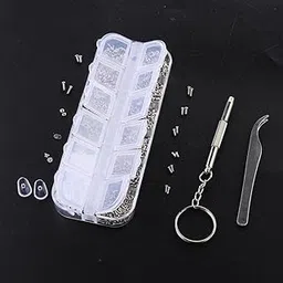 SECRET DESIRE 1 Box Eyeglass Sun Glasses Screw Nut Nose Pad Screwdriver Repair Tool Assorted Kit|Vision Care|Other Vision Care-image-74