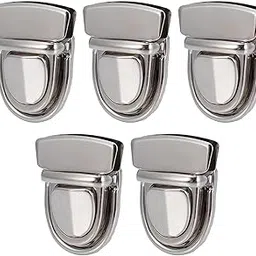 Club Bollywood®5X Press Lock for Bag Making Handbag Fasteners for Leather Handbags Making Argent|Womens Handbags & Bags-picture-15