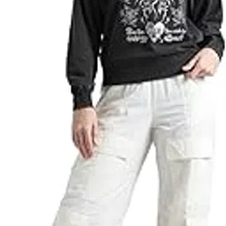 only Women's Cotton Round Neck Sweatshirt-picture-16