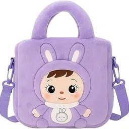 Classy Bag Cute Bunny Plush Shoulder Bag for Kids – Soft Cartoon Animal Crossbody Tote – Adorable Stuffed Handbag for Girls & Toddlers-picture-15