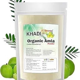 KHADI Omorose Amla Powder For Skin & Hair Care,Pure & Natural,100 Grams (Zipper Pouch), Fresh-image-70