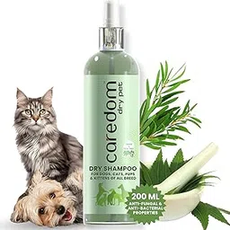 Caredom Dry Pet Dog Shampoo & Cat Dry Shampoo For Water Free Bath | Dry Shampoo Spray With Neem & Tea Tree Extracts | Dog&Cat Shampoo With Anti Fungal & Anti Bacterial Properties | Pet Shampoo (200ml)-picture-25