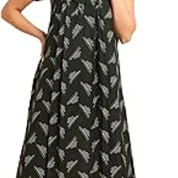 sweet dreams Women's Cotton Blend Maxi Modern Relaxed Nightgown-picture-27