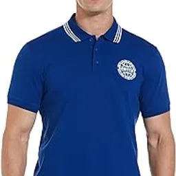 united colors of benetton Men's Solid Regular Fit Polo Shirt-picture-52