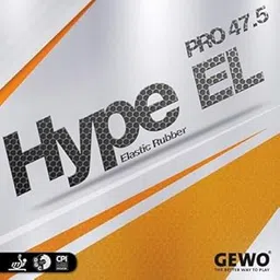 GEWO Hype EL Pro 47.5 - Table Tennis Rubber, 2.1 mm Black-picture-31
