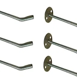 Q1 Beads Stainless Steel Wall Mount Display Hook Hanger Mobile Hook(4 Inch) Pack of 6 Pcs.-picture-10