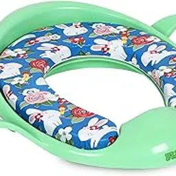 FLIPZON Premium Baby Cushioned Potty Seat, Toilet Seat with Handle for kids (Mint Green)-picture-23