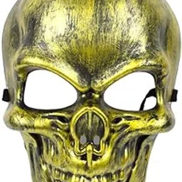 Partysanthe The New Halloween Skeleton Mask Horror grimace Ghost mask antique Skull Mask 1pc-picture-30