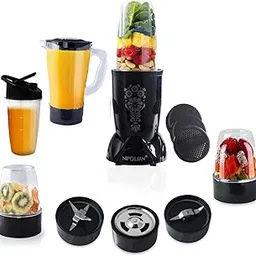 NIPOLIAN Powerful Blender | High-Speed Juicer Mixer 450 W Juicer Mixer Grinder (5 Jars | Black)-picture-51