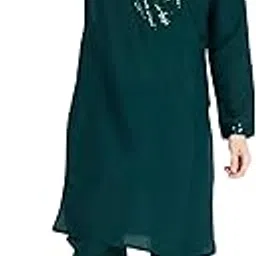 divisive Men's Embroidered Silk Blend Slim Fit Kurta Pyjama Set-picture-28