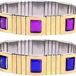 Blood Pressure Best Metal Chain Stretchable Magnetic Bracelet For Men-Women Maintain Blood Circulation Weight Loss BP Moniter 2Pis. (2)-picture-15