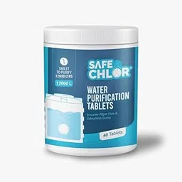 Chlorine Tablets for Water Sumps & Tanks | Water Purification Tablets for Apartments & Hotels | 1 Tablet Treats 12000 Litres | Pack of 40 tablets treats 4,80,000 litres | Germ Free Clean Sumps & Tanks-picture-22