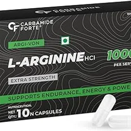 Carbamide Forte L Arginine 1000mg Supplement Per Serving - 10 Veg Capsules-picture-20