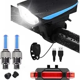 Cycle Lights for Bicycle | Cycle Light kit | Cycle Front,Cycle Tail Light & Valve-Cycle Lights- Waterproof- Cycle Light-tyre Light-picture-10