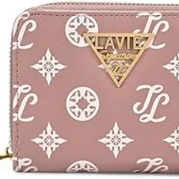 lavie signature Women's Mono Derby Flap Zip Around Wallet | Gift for Women-picture-37