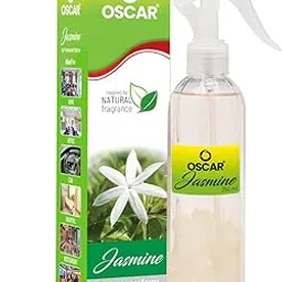 Oscar Natural Jasmine Air Freshener Spray | Air Freshener for Home, Bathroom,Office & Car | Long Lasting Natural Floral Jasmine Fragrance | Floral Room Freshener Spray | 250ml-picture-68