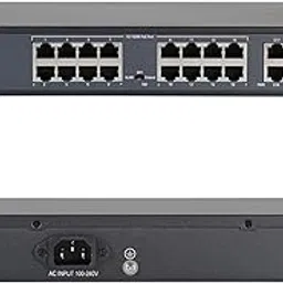 ONWOTE 16 Ports Ethernet PoE Switch @ 300W, 2 x Uplink Gigabit RJ45 Ports, 1 x SFP Slot, Support 4K 8MP 5MP PoE IP Security Cameras, Add-on PoE Injector to PoE NVR System-image-83