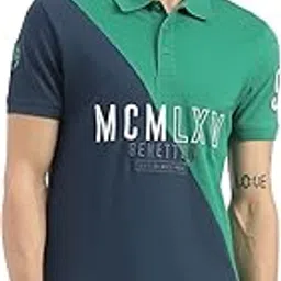 united colors of benetton Men's Solid Regular Fit Polo Shirt-picture-30