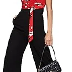 miss chase Women's Halter Sleeveless Floral Halter Jumpsuit-picture-45