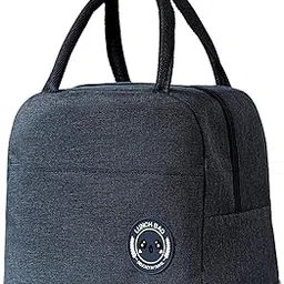 Liox Thermal Insulated Travel Lunch Tiffin Storage Bag Organiser Leak-Proof Hot Cold Lunch Bag Reusable Tote Bag with Aluminum Foil for School Picnic Office Outdoor (Multi) (Blue)-picture-32
