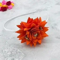 StayBuy™ Unique hair band for baby girls/Head band for girls, Pack-01, Color-Orange-picture-38