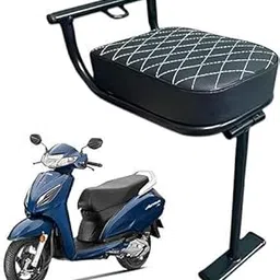 Golden Fox Foldable Seat for Scooty | Safe & Comfortable Ride | Durable Single Bike Seat Cover for | Easy Installation & Secure Design-picture-14