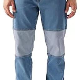 the souled store Men TSS Originals: Arctic Patch Jeans image 1