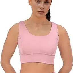enamor Women's Polyester Wire Free Casual Padded Sports Bra-picture-46