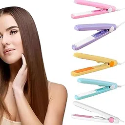 Professional Mini Hair Styler | Ceramic Plate Hair Straightener & Curler | Dual-Purpose Styling Tool | Compact & Travel-Friendly | Fast Heating & Anti-Frizz | Beauty & Personal Care Essential-picture-19