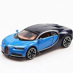 hemitom 1:32 Bugatti Diecast chiron Metal Pullback Toy Car Child with Lights, Music & Openable Doors Alloy Vehicle Toy for Boys & Girls Gift (Multicolor Pack of 1)-picture-27
