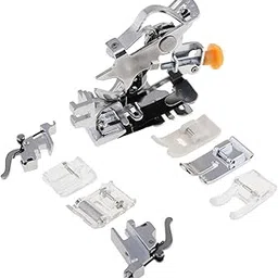 8pcs/Set Ruffler and Presser Foot Feet for Domestic Sewing Machines|8 Pieces Presser Feet|Feet| Sewing |Crafts-picture-14