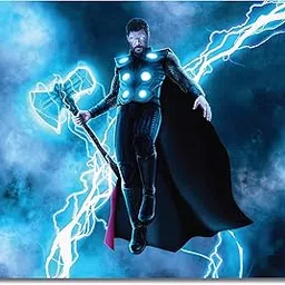 Superhero Printed Theme Thor Mouse Pad Compatible for Boys Girls Kids Mouse Pads Laptop PC Computer Desktop Smooth Gaming L x H 24 x 20 CMS-picture-17