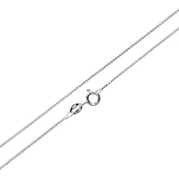 925 Sterling Silver Box Chain Necklace 1.1 mm, 16+2 Inches Adjustable – Unisex Minimalist Chain for Men & Women, Gift for Him & Her-image-20